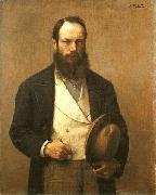 Otto Scholderer Self-portrait oil painting reproduction